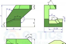UG10.0建模实例之异形台架的三维造型