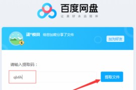 百度网盘链接下载说明