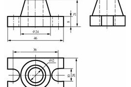机械制图教程-(4.3)组合体的尺寸标注（图文教程）