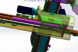 三轴伺服机械手、注塑机械手含全套工程图