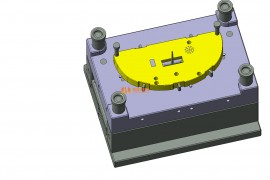 塑胶模具设计结构图纸0124