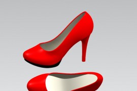 UG NX教程：绘制一双红色高跟鞋