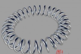 AutoCAD环形弹簧及弧线弹簧的几种画法（图文教程）