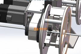 采用玻璃刀360度切割玻璃管机构