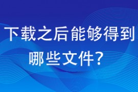 下载之后能够得到哪些文件？