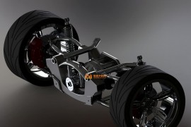 多连杆式汽车后悬挂系统