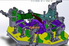 侧板焊接定位夹具