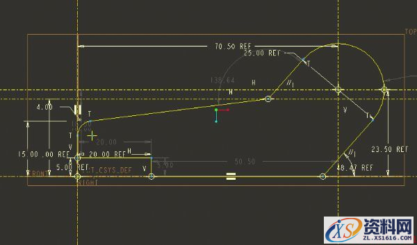 一种支座零件的Pro/E零件建模教程(图文教程),一种支座零件的Pro/E零件建模教程,零件,命令,拉伸,直径,创建,第6张
