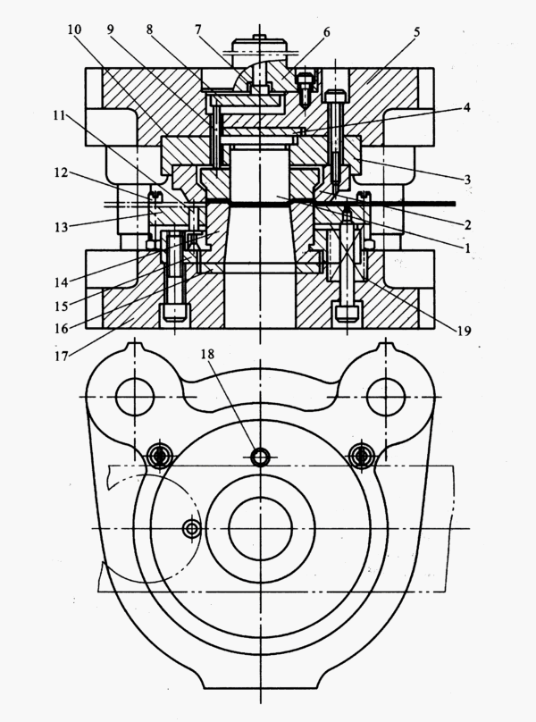 冲裁模具结构设计（图文教程）,冲裁模具结构设计,冲孔,卸料,导板,导正,结构,第6张