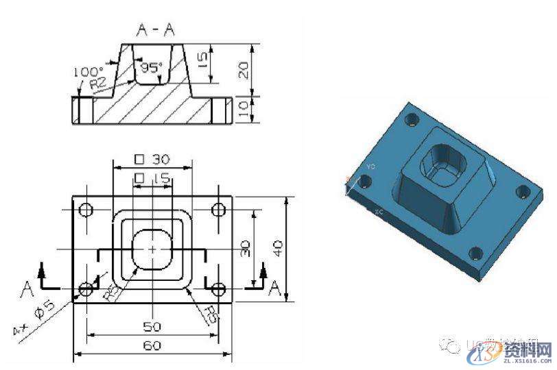 CNC数控编程——UG编程画图建模图纸分享，收藏后再也不用担心没有练习图啦！ ...,画图,建模,图纸,数控,第3张