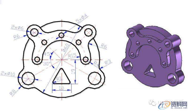 CNC数控编程——UG编程画图建模图纸分享，收藏后再也不用担心没有练习图啦！ ...,画图,建模,图纸,数控,第23张