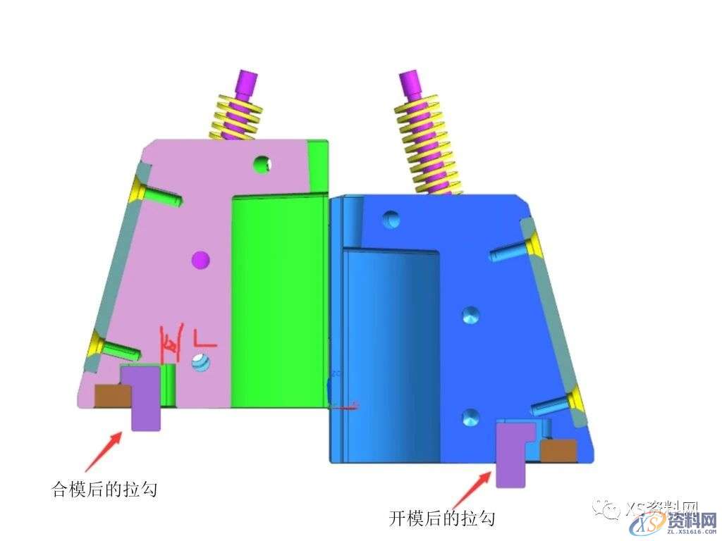 前模哈夫式滑块3种结构设计方法,让你学以自用!,结构设计,第10张 前模哈夫式滑块3种结构设计方法,让你学以自用!,结构设计,第10张