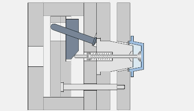 一目了然的模具结构动态图！快来看看吧！！！,分型,机构,侧向,脱模,第26张