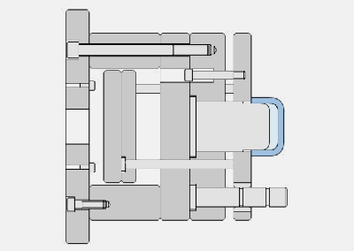 一目了然的模具结构动态图！快来看看吧！！！,分型,机构,侧向,脱模,第42张