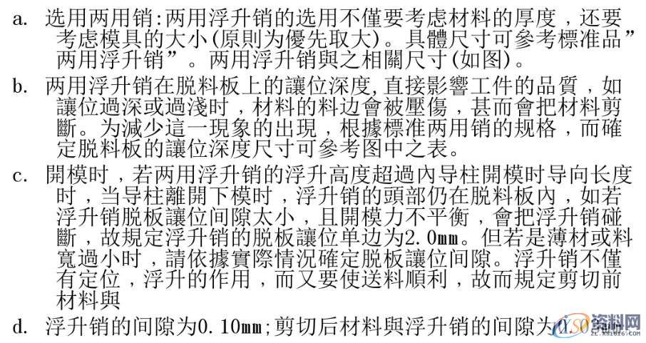 一线老师傅盘点“五金连续模结构设计标准”续新手入坑必看! ...顶料销设计标准大沙拉孔设计标准滑块结构设计标准侧刃定位设计标准限位柱设计标准两用销设计标准定位设计标准抽牙结构设计标准带料缺口设计标准,设计,模具设计,电商,结构设计,第16张 一线老师傅盘点“五金连续模结构设计标准”续新手入坑必看! ...顶料销设计标准大沙拉孔设计标准滑块结构设计标准侧刃定位设计标准限位柱设计标准两用销设计标准定位设计标准抽牙结构设计标准带料缺口设计标准,一线老师傅盘点“五金连续模结构设计标准”续新手入坑必看!,设计,模具设计,电商,结构设计,第16张