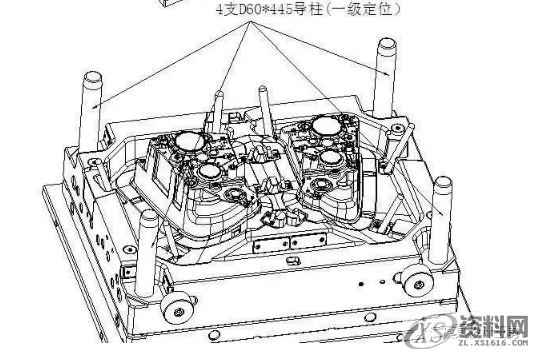 汽车前大灯模具设计,汽车前大灯模具设计,塑件,模具,设计,分型,定位,第6张