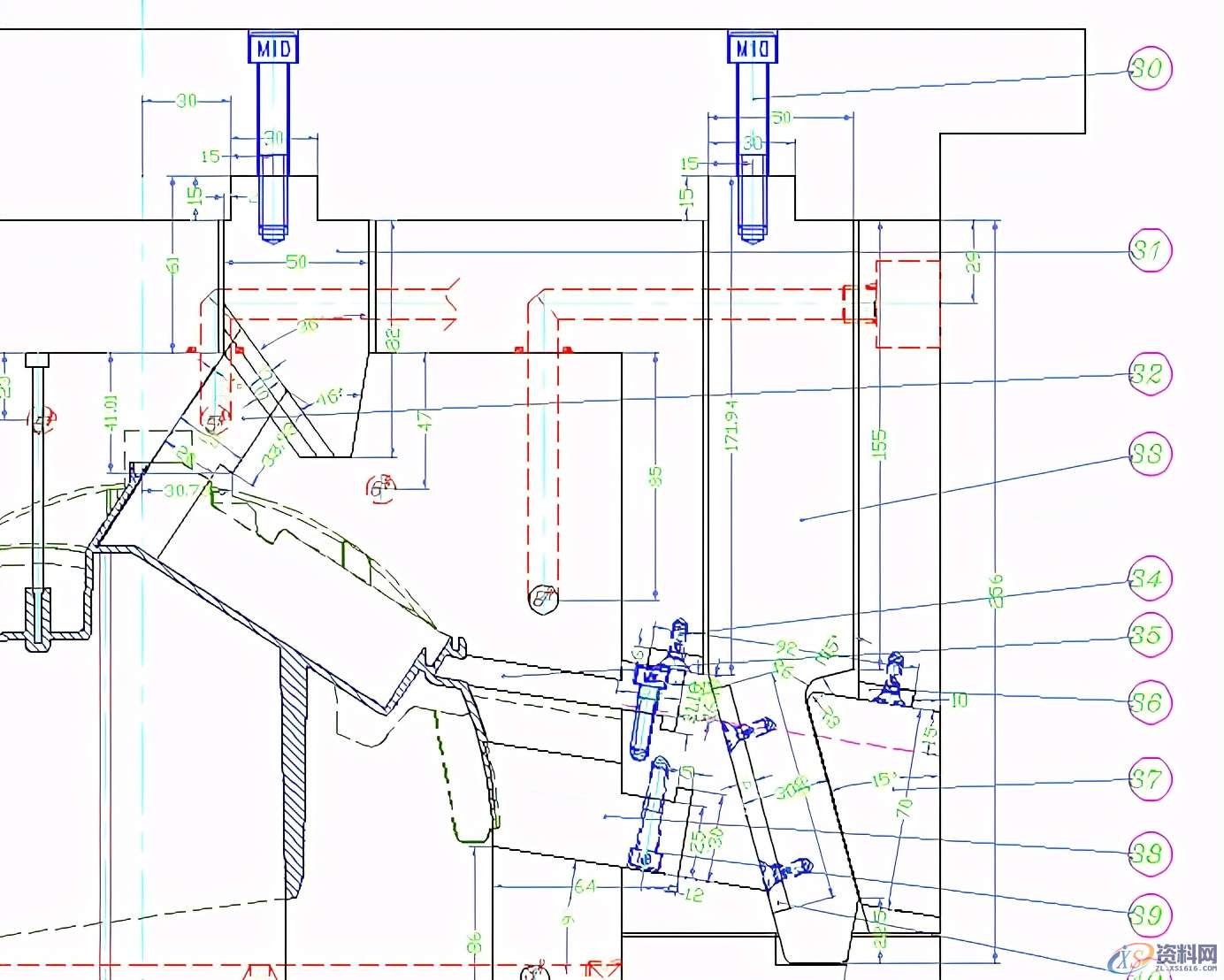 25类滑块经典结构：滑块+滑块、滑块+斜顶、滑块+顶针,25类滑块经典结构：滑块+滑块、滑块+斜顶、滑块+顶针,结构,进行,机构,第12张