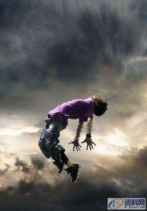 PS特效教程：打造人物图片分解消失的效果,采用,设计,产品,第5张